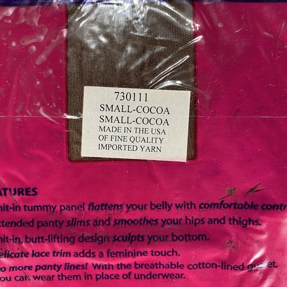 Silkies Shapewear Shorts Sculptz Multi Shaper Size Small- Cocoa 730111 - Picture 4 of 5